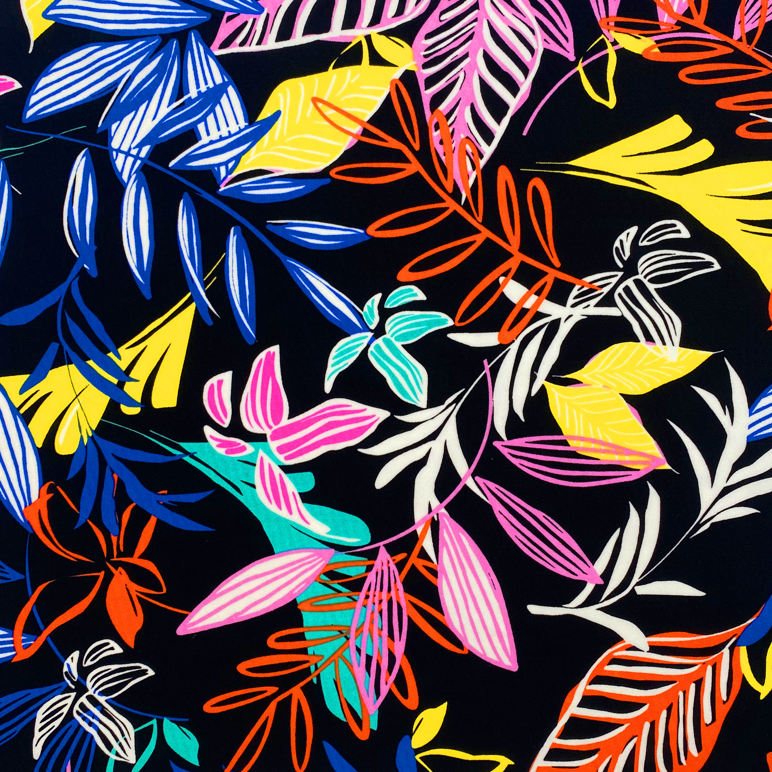 PRINTED INTERLOCK NYLON FABRIC